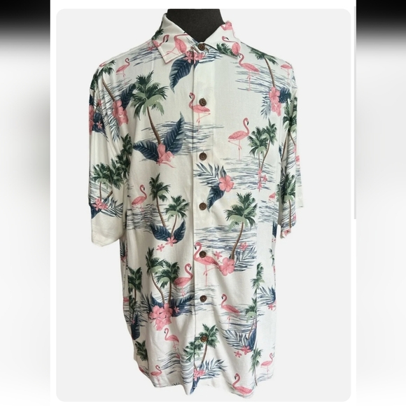 Caribbean Other - Caribbean flamingo shirt size 4XB 4XL